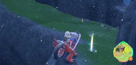 Pokemon Scarlet and Violet SV - TM026 - Poison Tail TM Overworld Location