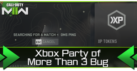 Modern Warfare 2 - Xbox Party of More Than 3 Bug
