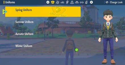 Changing Uniforms - Pokemon Scarlet and Violet (SV)