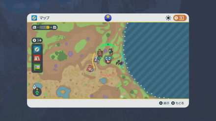 Pokemon Scarlet and Violet - Chi-Yu Stake 3 Map