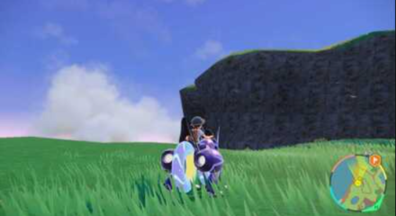 Pokemon Scarlet and Violet SV - Head South Along the Cliff