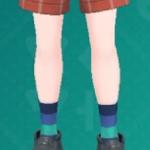 Pokemon Scarlet and Violet SV - Striped Crew Socks