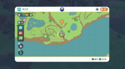 Pokemon Scarlet and Violet SV - Stake 7 Map View Location