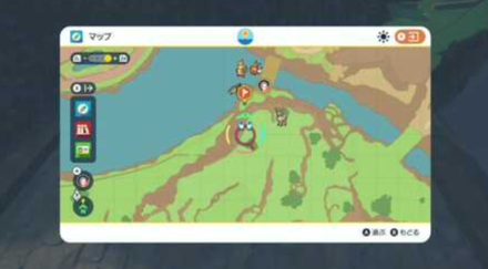 Pokemon Scarlet and Violet SV - Stake 3 Map View Location