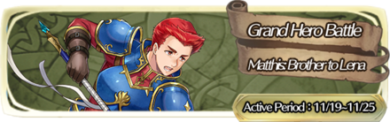 Grand Hero Battle: Matthis Banner