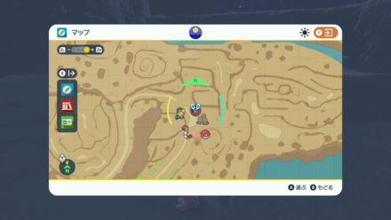 Pokemon Scarlet and Violet SV - Thunder Stone East Province Area Three Map 2