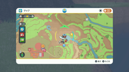Pokemon Scarlet and Violet SV - Waterfall Shiny Stone Map