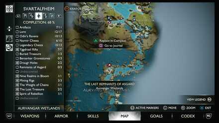 Aurvangar Wetlands Map