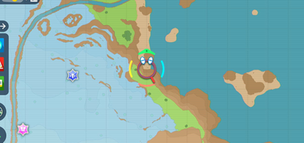 Pokemon Scarlet and Violet SV - Wild Tera Wugtrio