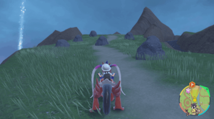 Pokemon Scarlet and Violet SV - Continue Climbing the Cliff Northwest