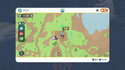 Pokemon Scarlet and Violet SV - Ice Stone North of Dalizapa Passage Map 1