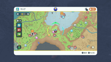 Pokemon Scarlet and Violet SV - Ice Stone North of Dalizapa Passage Map 2