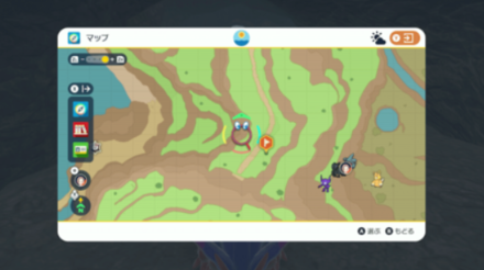 Pokemon Scarlet and Violet SV - Stake 6 Location Map View