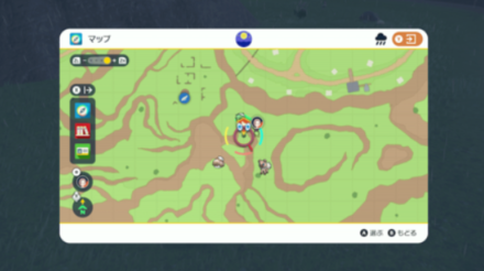 Pokemon Scarlet and Violet SV - Stake 2 Location Map View