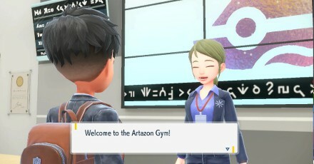 Talking to the Artazon Gym Receptionist - Pokemon Scarlet and Violet (SV)