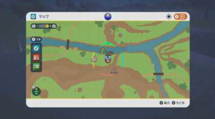 Pokemon Scarlet and Violet SV - Stake 6 Location Map View