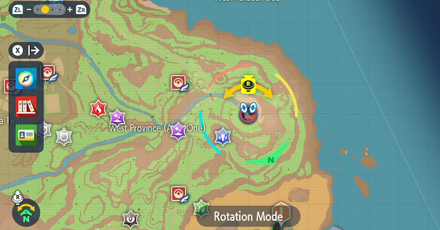 Pokemon Scarlet and Violet SV Air Cutter TM Overworld Location