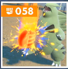 Pokemon Scarlet and Violet SV - TM058 - Brick Break TM