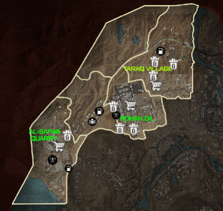 Warzone 2.0 - Northwest Sector Map Legends