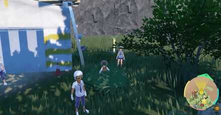 Pokemon Scarlet and Violet SV - TM081 - Grass Knot TM Overworld Location