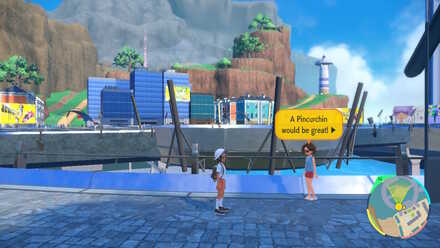 Pokemon Scarlet and Violet (SV) - trading point overworld image