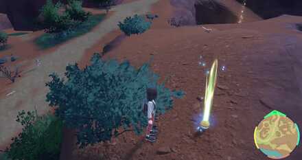 Pokemon Scarlet and Violet SV - TM093 - Flash Cannon TM Overworld Location