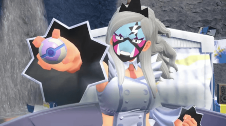 Team Star Fighting Crew Boss Eri with Heal Ball Pokemon Scarlet and Violet