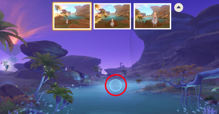 Genshin - How to Angle to Span Photo-Taking Points Day 5 Sumeru Desert