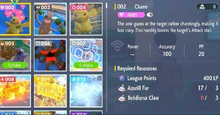 Technical Machine Moves - Pokemon Scarlet and Violet (SV)