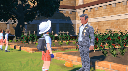 Salvatore at the school grounds