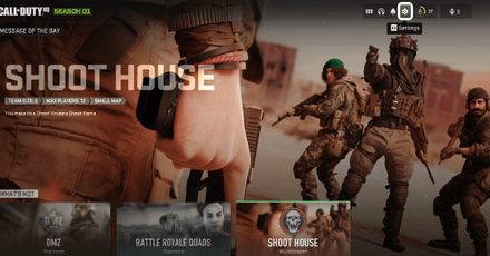 Access Settings - Modern Warfare 2