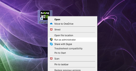 Run as Administrator - Modern Warfare 2