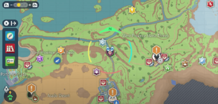 Pokemon Scarlet and Violet SV - TM011 - Water Pulse TM Overworld Location