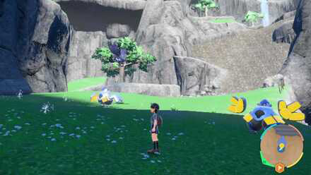 Pokemon Scarlet and Violet (SV) - Iron Hands Overworld Location Outside Cave