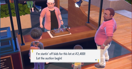 Start of an Auction - Pokemon Scarlet and Violet (SV)