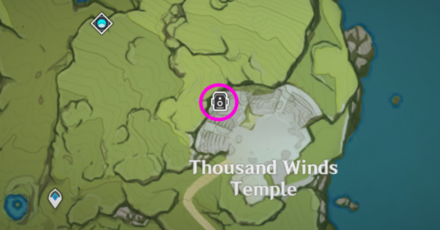 Genshin - Greenery Chapter Day 6 - Wind-Dial Location