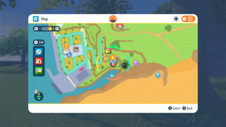 Pokemon Scarlet and Violet SV - Porto Marinada Chipped Pot Map