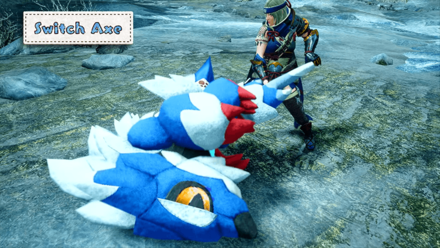 MH Rise Sunbreak - Plush Weapon Switch Axe