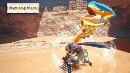 MH Rise Sunbreak - Plush Weapon Hunting Horn