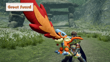MH Rise Sunbreak - Plush Weapon Great Sword