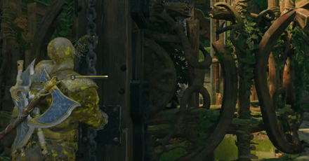 God of War Ragnarok - Pull the chain up to lure the drake