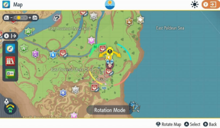 Pokemon Scarlet and Violet SV - TM075 - Light Screen TM Overworld Location