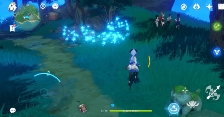 Genshin - Yoimiya Chinju Forest Location In-Game