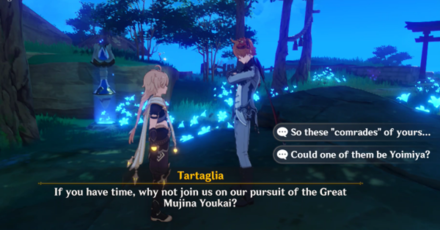 Genshin - Why is Childe in Chinju Forest 1 - Tartaglia Saved a Child and Met Yoimiya