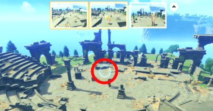 Genshin - How to Angle to Span Photo-Taking Point Day 6 - Thousand Winds Temple, Mondstadt