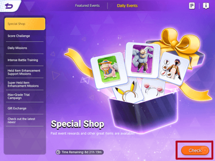 Pokemon UNITE - How to Access Special Shop 3