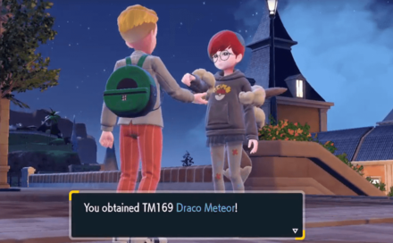 Pokemon Scarlet and Violet SV - TM169 - Draco Meteor TM Overworld Location