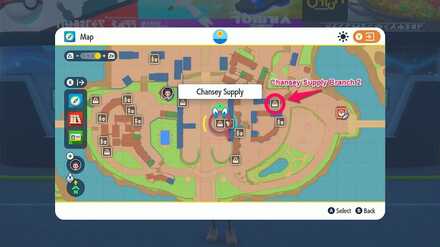 Pokemon Scarlet and Violet (SV) - Chansey Supply Locations - Mesagoza