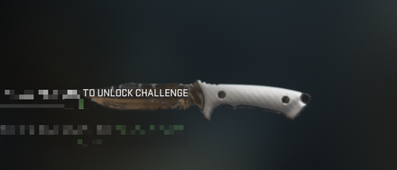 Modern Warfare 3 - Platinum Combat Knife Camo