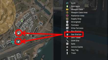 Warzone 2.0 - Gas Sation Location